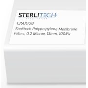 STERLITECH Polypropylene Membrane Filter, 0.2 Micron, 13mm, PK100 1350008